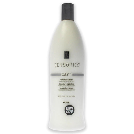 RUSK Sensories Calm Guarana and Ginger Nourishing Conditioner, Nourishes and Detangles all Hair Types, 33.8 fl. oz