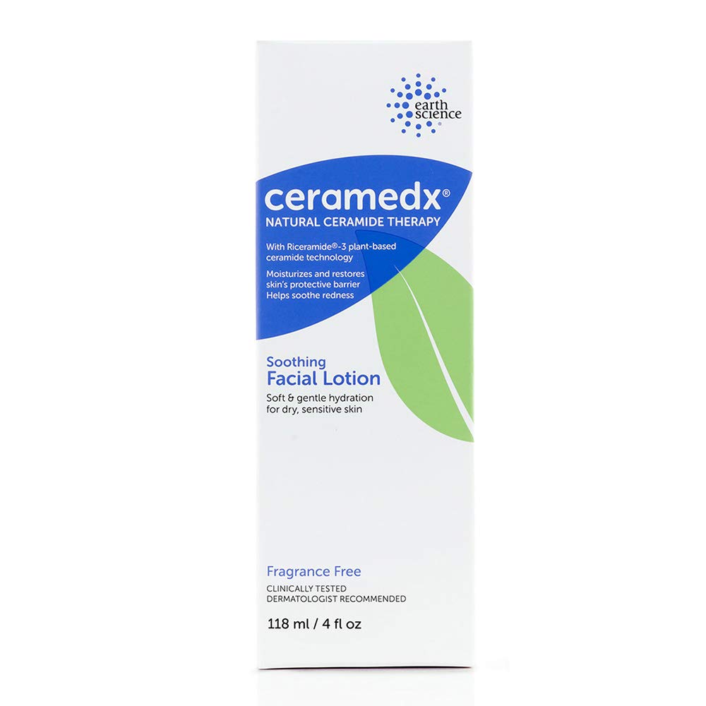Ceramedx - Soothing Facial Lotion | Natural Ceramide Lotion for Dry, Sensitive Skin | Cruelty Free, Vegan & Fragrance Free | 4 fl oz (2)