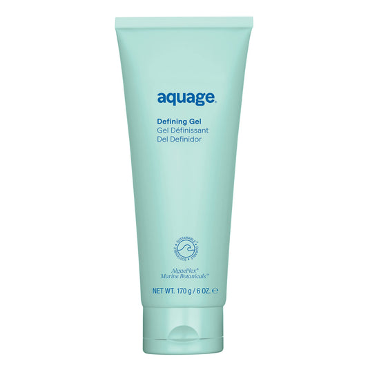 AQUAGE Defining Gel, For Curly, Wavy or Permed Hair, Repairs Hair Strands For Well-Defined Curls Without The Frizz, 6 fl. oz