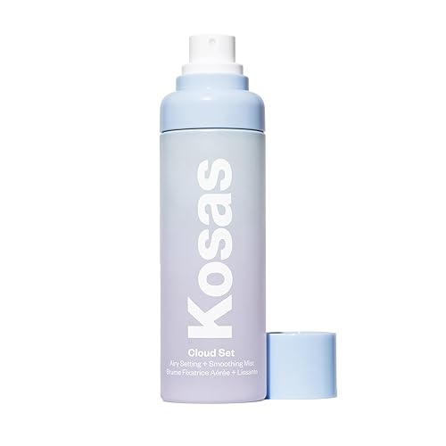 Kosas Cloud Set Airy Setting Spray,+ Smoothing Mist - Hydrating Makeup Spray, Alcohol Free, Oil Free, 12-Hour Hold, Minimizes Appearance