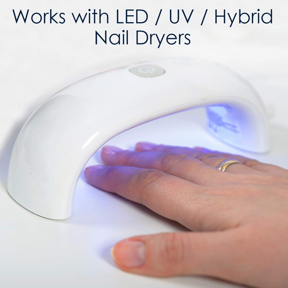 IBD Pro-Hybrid Nail Control Gel, Intense White LED/UV Nail Enhancement Gel, 2 oz Beauty & Personal Care IBD