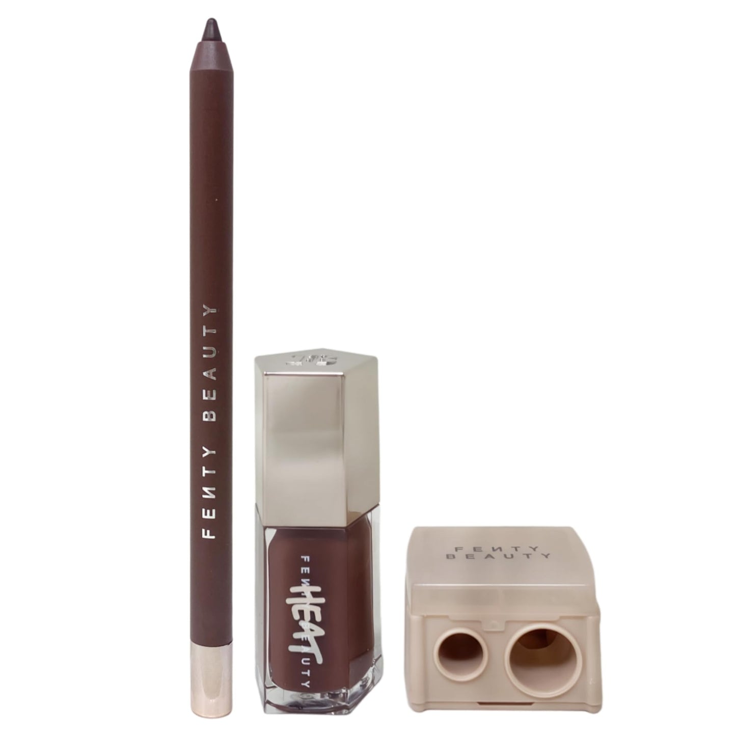 FENTY BEAUTY Limited Edition Brown'D Pout Lip Liner + Mini Lip Luminizer Duo - 08 Brown'd Out / 08 Rose Amber Heat