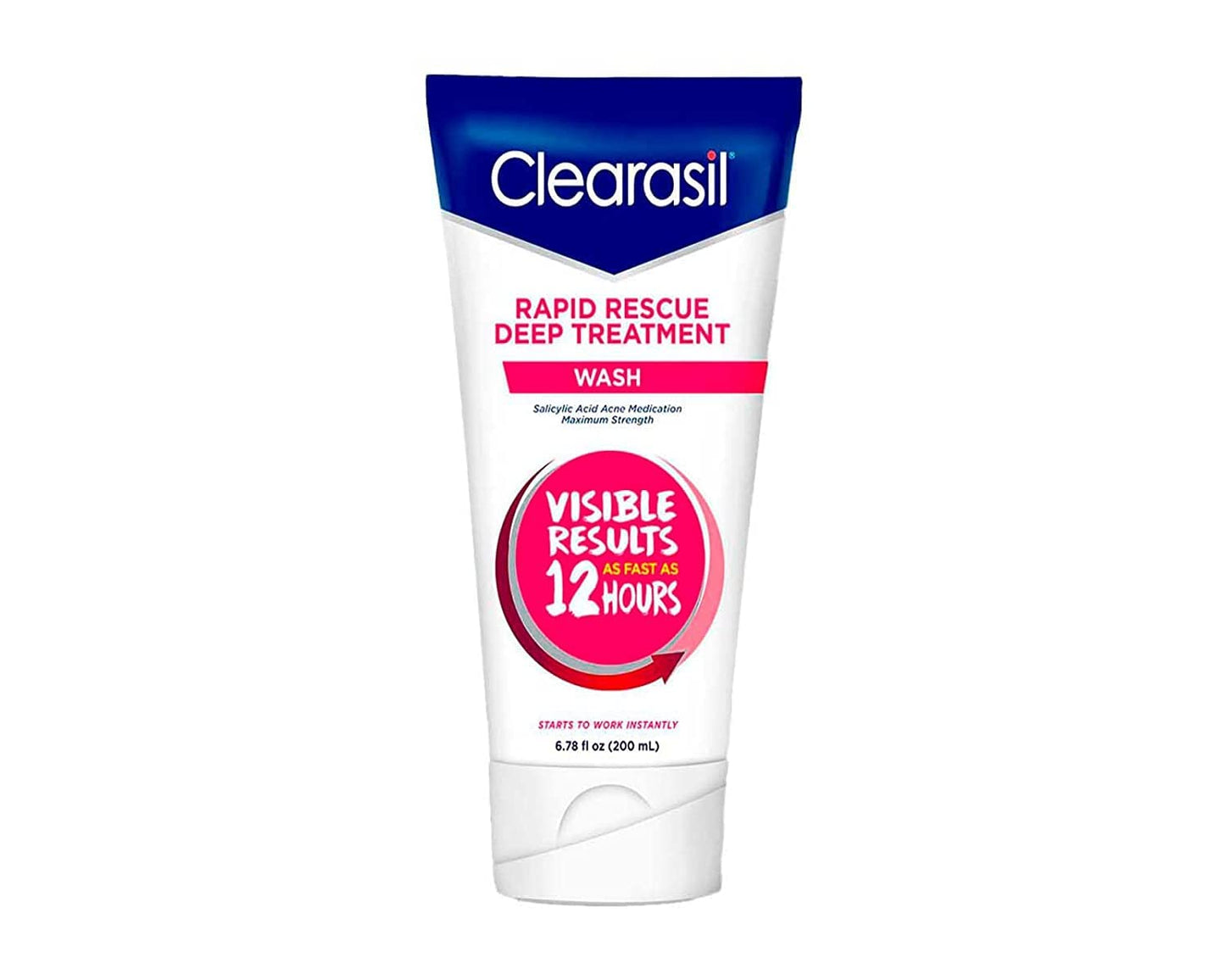Clearasil Rapid Rescue Deep Treatment Wash, 6.78 oz Each (Pack of 12)