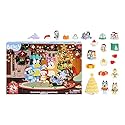 Bluey Toys for Girls and Boys, 24 Days of Surprises, Kids Advent Calendar w/Accessories, Stickers & Mini Christmas Tree