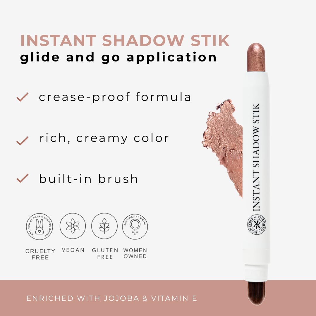 Honeybee Gardens Instant Shadow Stik, Rose Gold (Shimmer)
