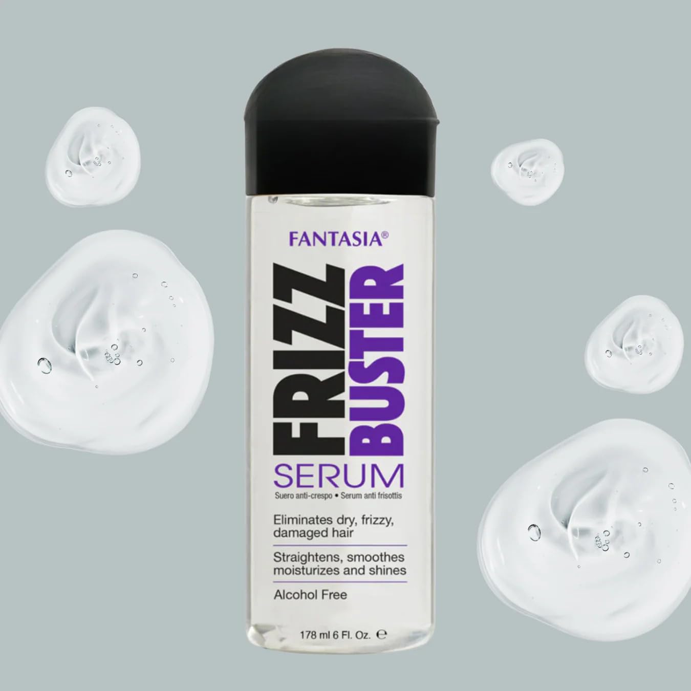 Fantasia Serum Frizz Buster 6 Ounce Bonus (177ml) (6 Pack)