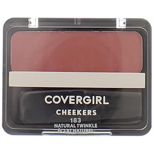 CoverGirl Cheekers Face Blush, Natural Twinkle 0.9 oz (2 pack) (Bundle)2