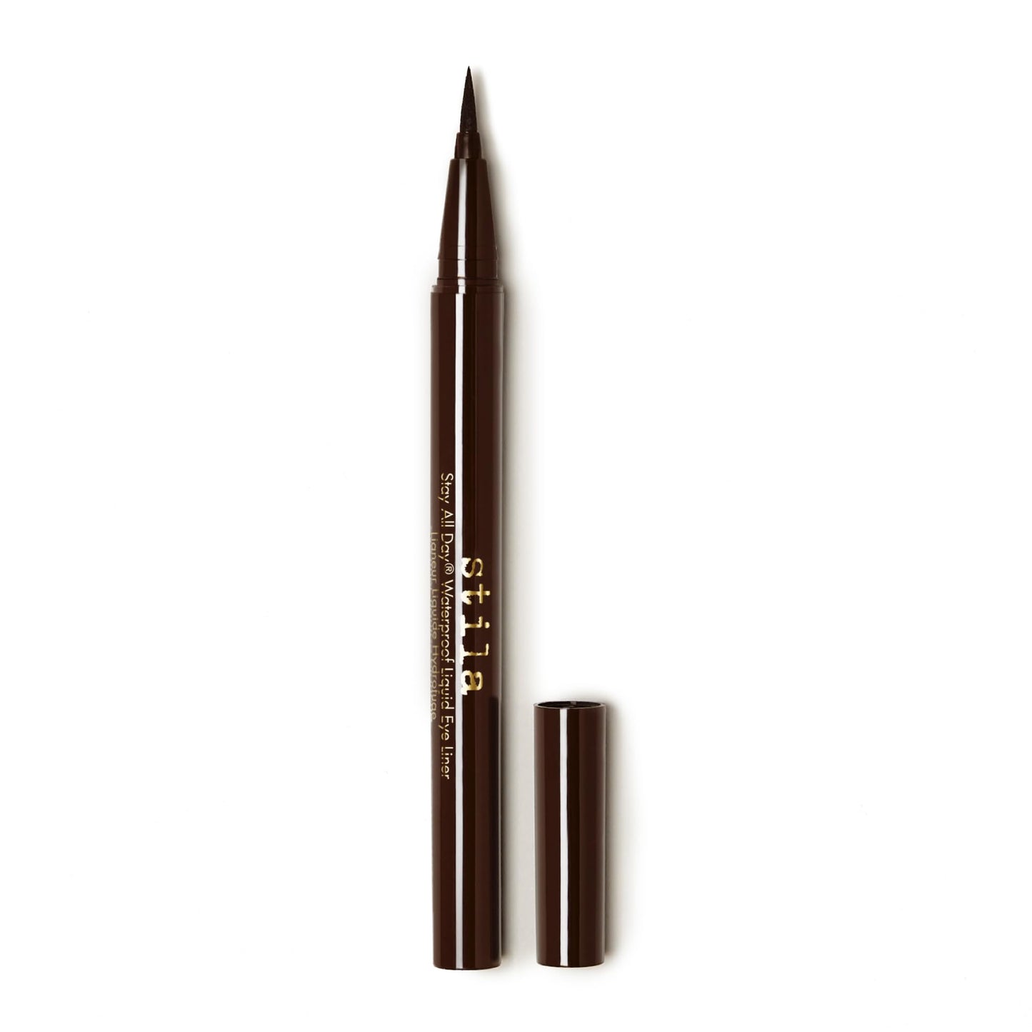 Stila Stay All Day Waterproof Liquid Eye Liner, Dark Brown, 1 Count (Pack of 1)