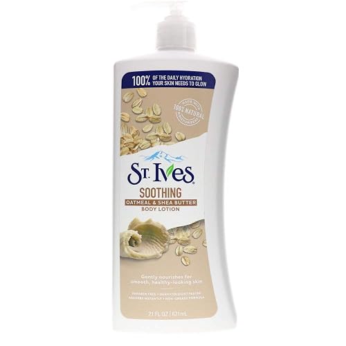 Saint Ives St. Ives Body Lotion, Oatmeal and Shea Butter, 21 oz (Pack of 4) (B07CL15SCQ)