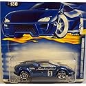 Hot Wheels 2001 1:64 Scale Blue 25th Anniversary Lamborghini Countach #130 1:64 Scale Collectible Die Cast Car