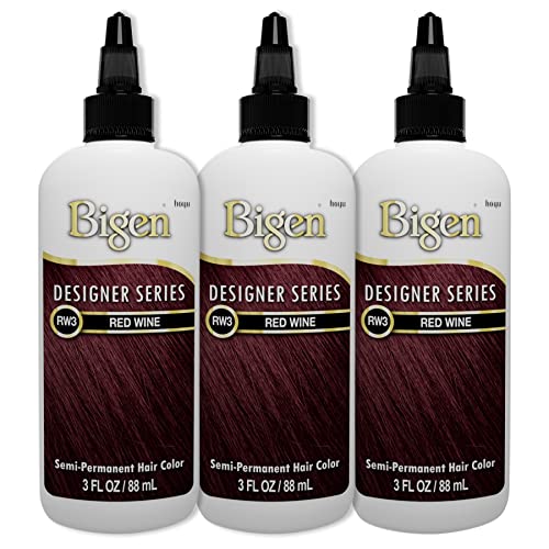 Bigen RW3 Red Wine Designer Series Semi-Permanent Hair Color (pack of 3)