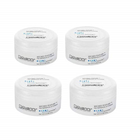 Giovanni Wicked Texture Styling Pomade - Eco Chic Wax Hair Gel, 2 Ounce (Pack of 4) Beauty & Personal Care GIOVANNI