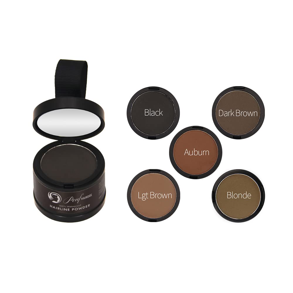 Waterproof Hairline Powder, Quick Hair Roots Touch-up Powder for Men and Women, Hair Roots Cover-up, Hair Shadow for thinning hair, bald spots
