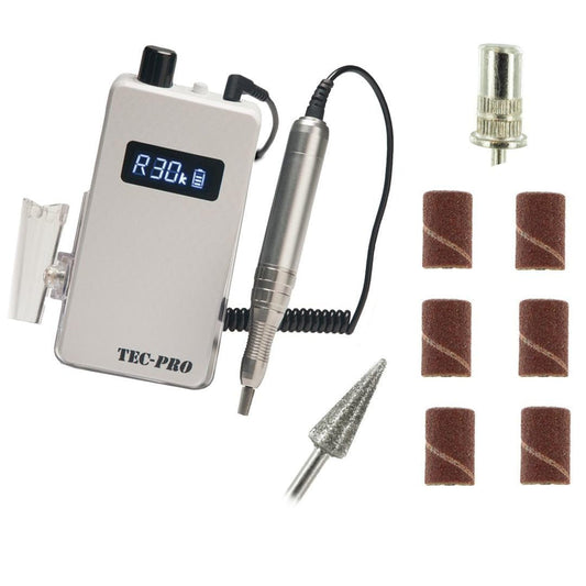 Tec-Pro Portable & Rechargeable Nail Drill | TEC-PRO-WHT Beauty & Personal Care Medicool