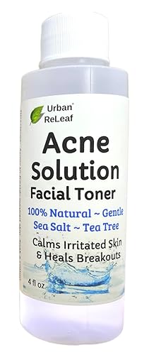 Urban ReLeaf Acne Solution Facial Toner! Sea Salt & Tea Tree. Soothe Skin, Calm breakouts. 4 oz. Gentle Effective. 100% Natural & Soothing. Reduce The
