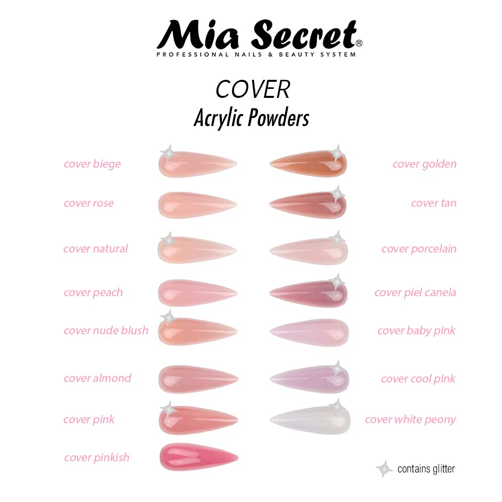 Cover White Peony Acrylic Powder Mia Secret (4 oz.)