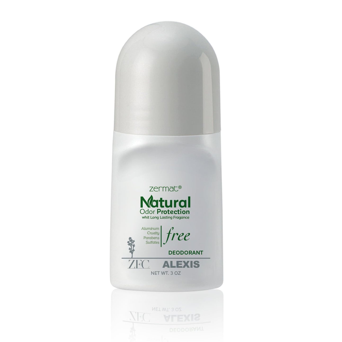Zermat Distinzion Alexis, Natural Roll-On Deodorant, 3 Oz. Beauty and Personal Care Zermat