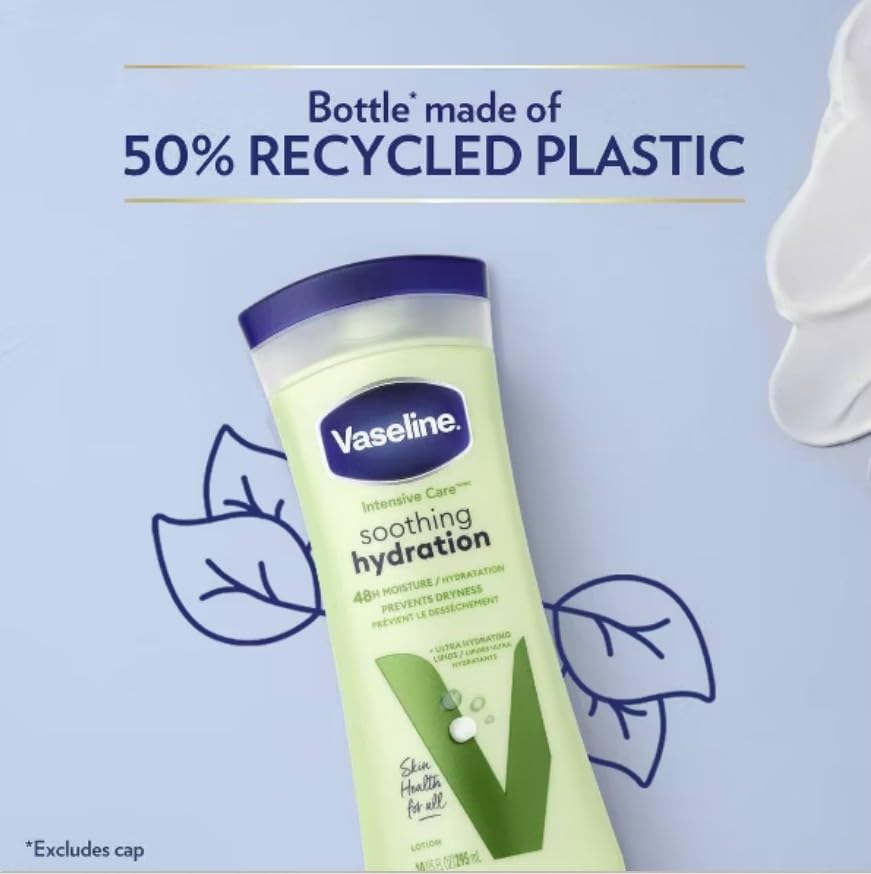 Vaseline Intensive Care Aloe Soothe Non-Greasy Lotion 10 oz (Pack of 7)