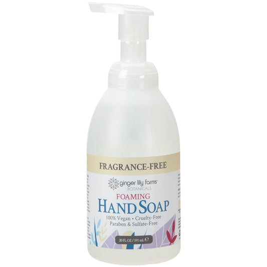 Ginger Lily Farms Botanicals All-Purpose Foaming Hand Soap Refill, Fragrance Free, 100% Vegan & Cruelty-Free, Unscented, 20 Fl Oz (Pack of 1) Beauty & Personal Care Ginger Lily Farms