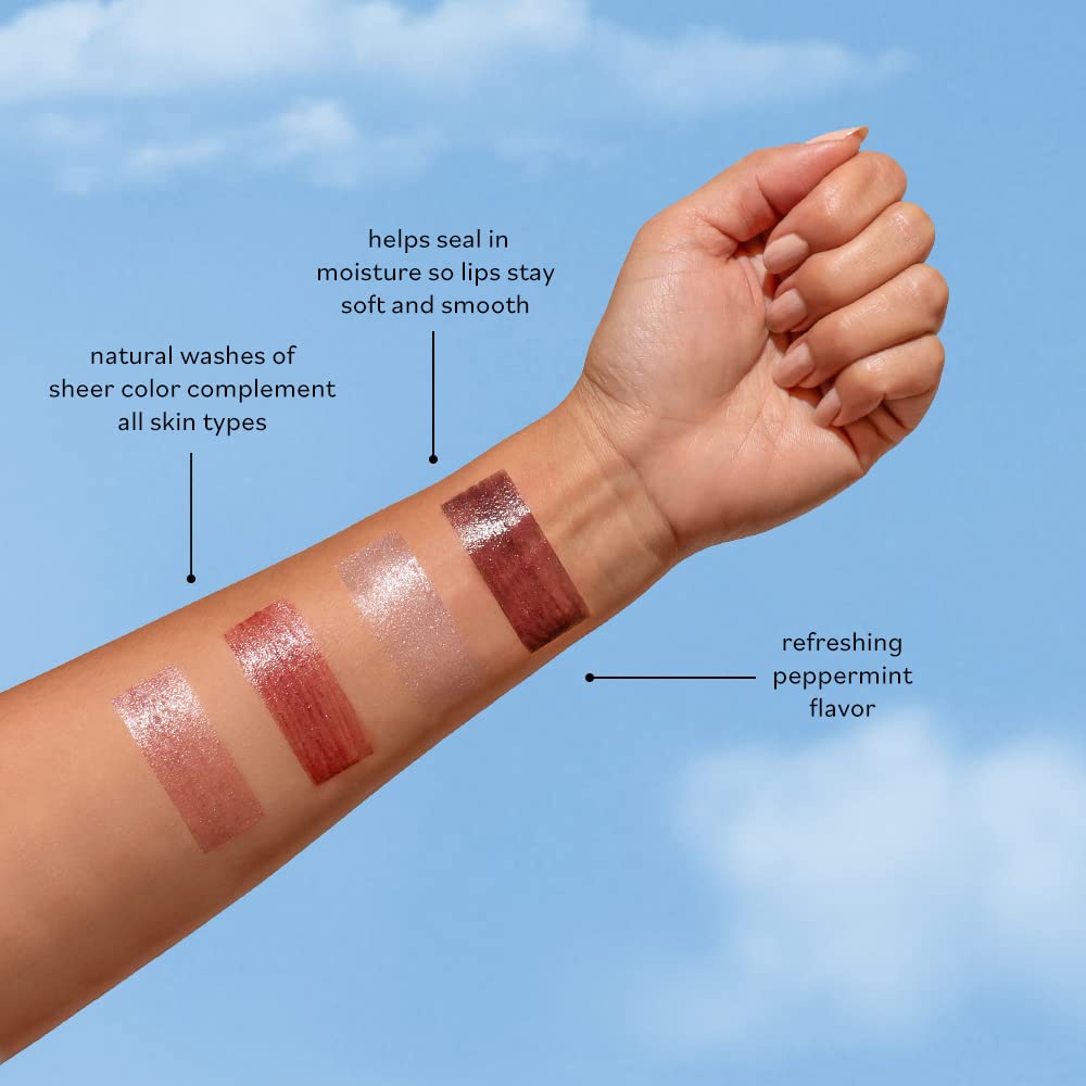 Sky Organics Tinted Lip Balms with Beeswax and a Rich Nourishing Blend of Plant Oils, Moisturizing Lip Balm to Lock In Moisture and Add A Sheer Wash