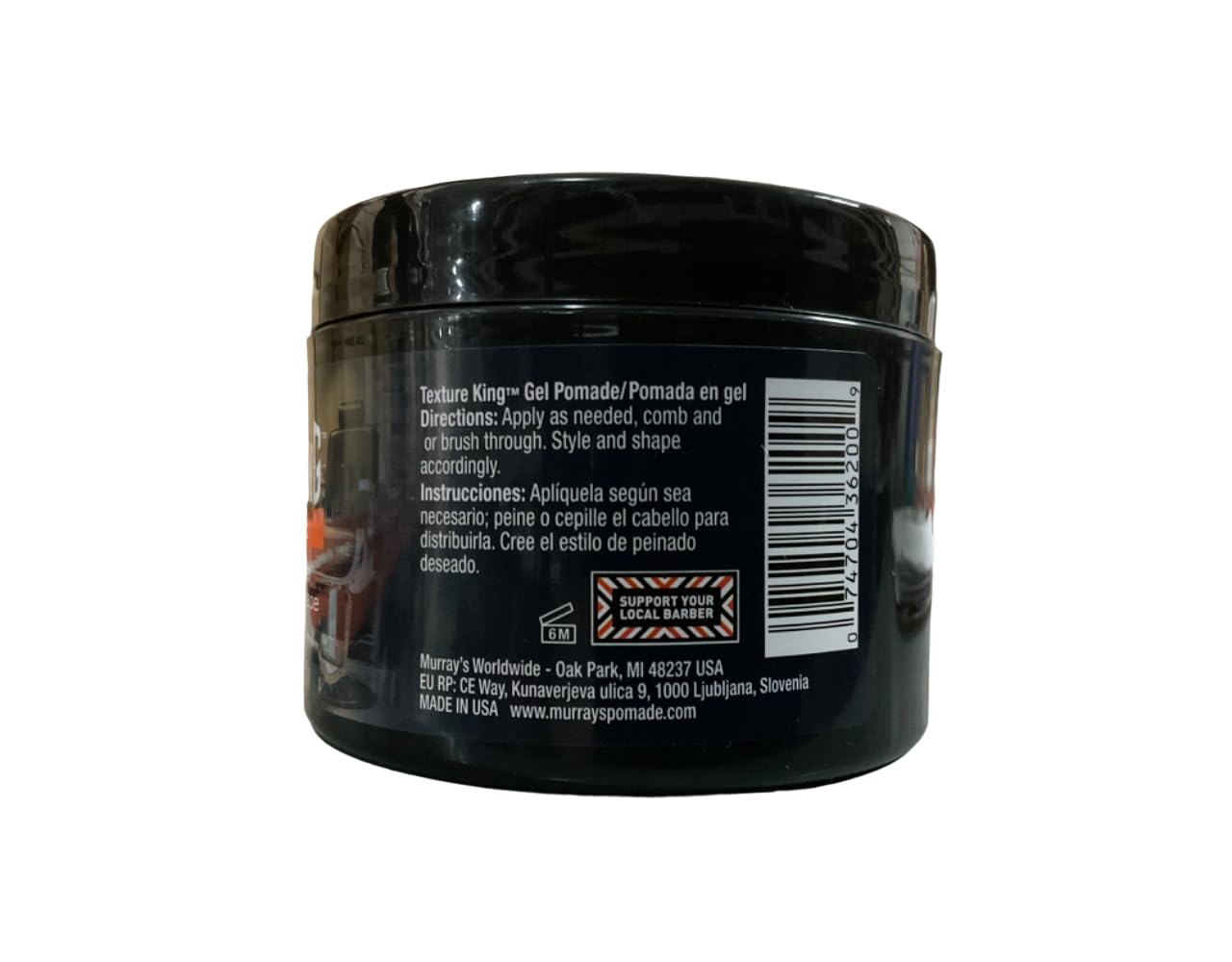 Murrays Texture King Gel Pomade (6 oz)