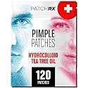 Pimple Patches for Face (120 Pack), Hydrocolloid Patch with Tea Tree Oil - Pimple Patch Zit Patch and Pimple Stickers - Hydrocolloid Acne Patches