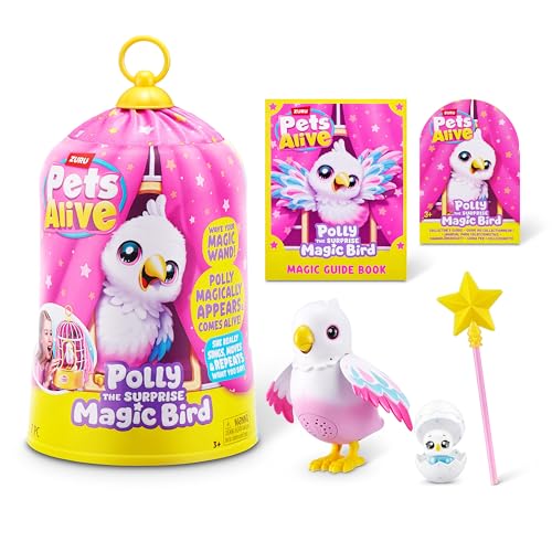 Pets Alive Polly The Magic Bird by ZURU, Robotic Toy Pet Bird