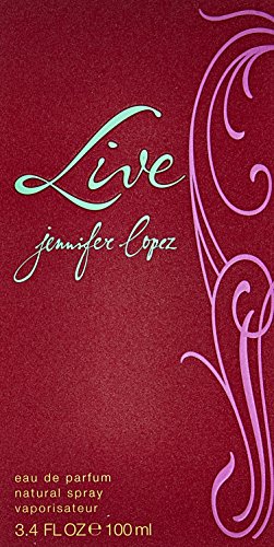 Jennifer Lopez Live Eau de Parfum Spray, 3.4 Fluid Ounce