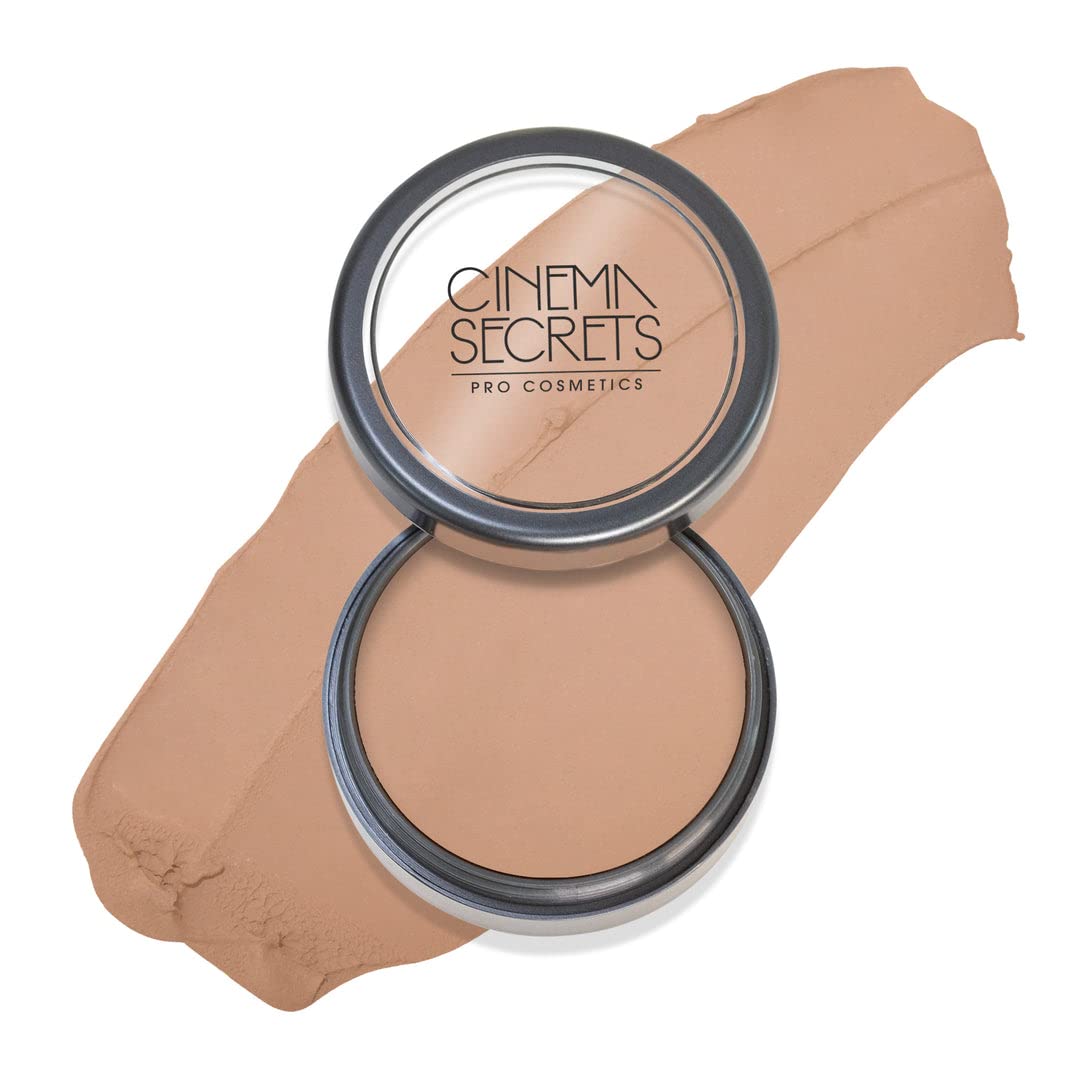 Cinema Secrets Ultimate Foundation & Concealer, Buildable Full Coverage Cream Makeup for Acne Redness and Tattoo Cover, Water Resistant HD Single - 500A Series, 503-29