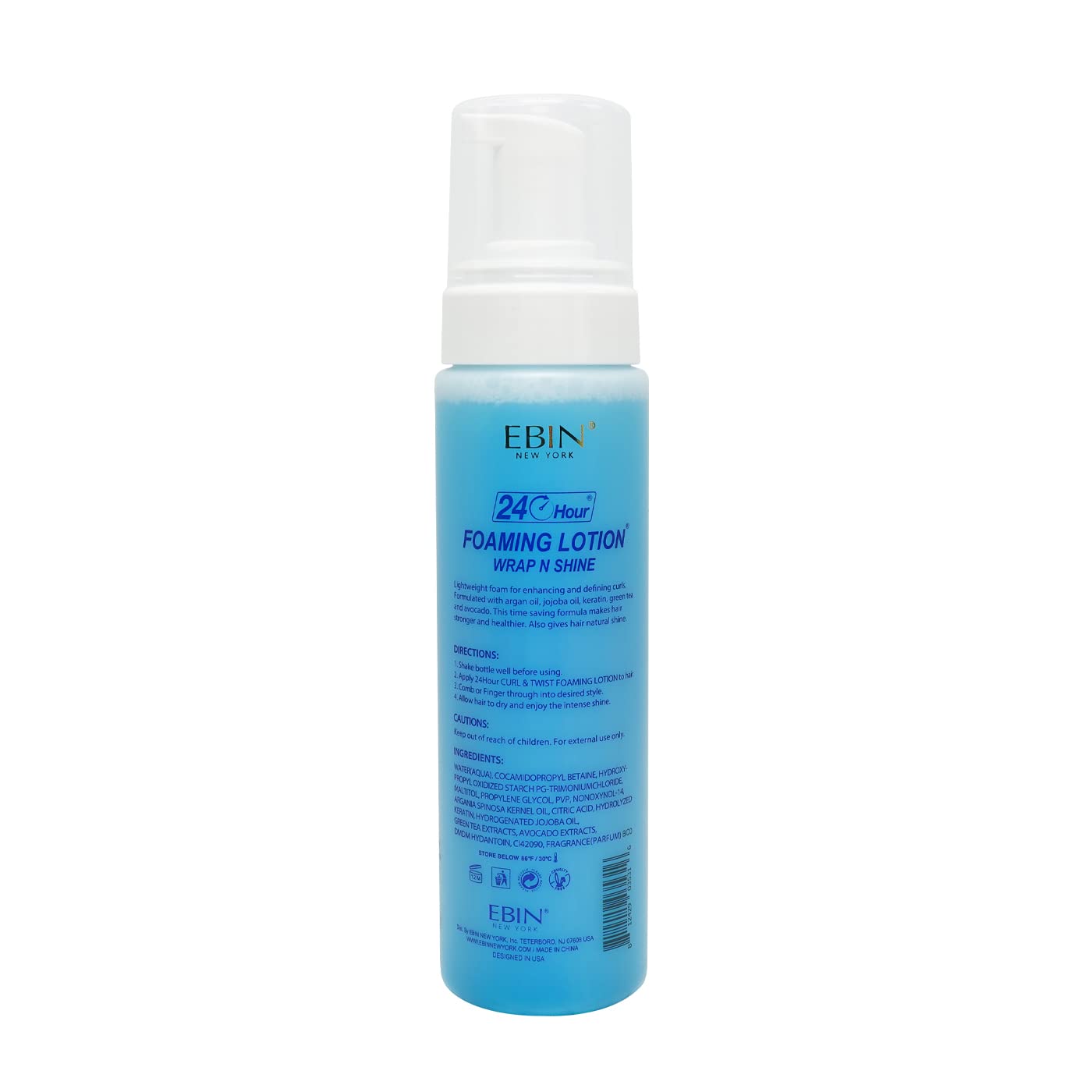 Curl & Twist Foaming Lotion Original - 8.5 oz/ 250ml | Enhancing Natural High Shine Curls, Taming Flyaways, Adding Volume - All Day Definition