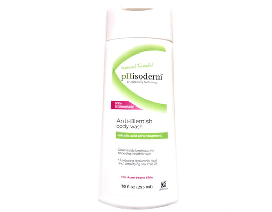 pHisoderm Anti-Blemish Body Wash 10 oz (Pack of 8)