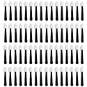 100Pcs Black White Small Eyeshadow Applicators Eye Shadow Sponge Applicator Sticks Eye Makeup Applicators Sponge Tip Make up Applicators Eyeshadow