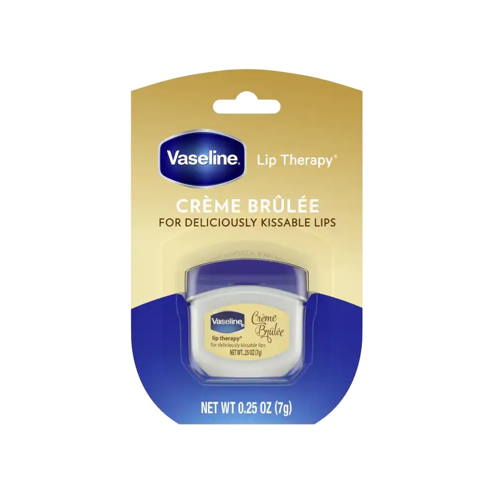 Vaseline Lip Therapy Creme Brulee, 0.25 Ounces each (Value Pack of 5)