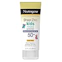 Neutrogena Sheer Zinc Spf#50+ Lotion Kids 3 Ounce (88ml) (Pack of 2)