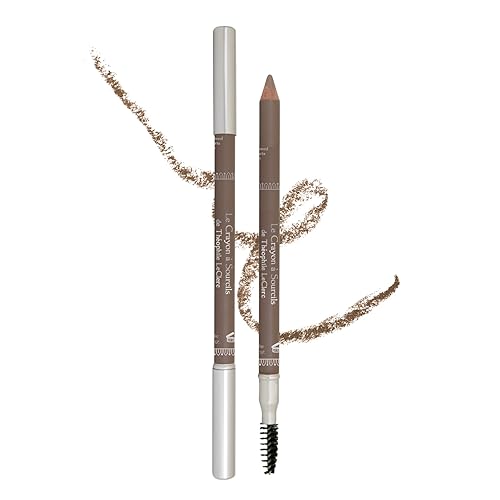 T. Leclerc Eyebrow Pencil with Brush - Professional Brow Pen Brow Enhancing Eyeliner Precise Fine Tip Shapes, Defines, Fills, Create Natural Fluffy