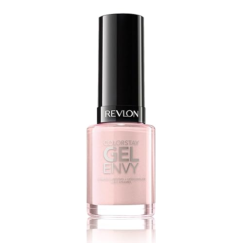 Revlon ColorStay Gel Envy Longwear Nail Polish, with Built-in Base Coat & Glossy Shine Finish, in Pink, 030 Beginner's Luck, 0.4 oz