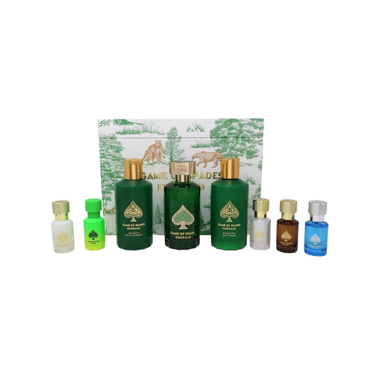 Jo Milano Diamond Edition Paris Game of Spades EMERALD 8PCS GIFT SET spray for Unisex (FRAGRANCE EXPERT'S EXCLUSIVE) Beauty & Personal Care Jo Milano