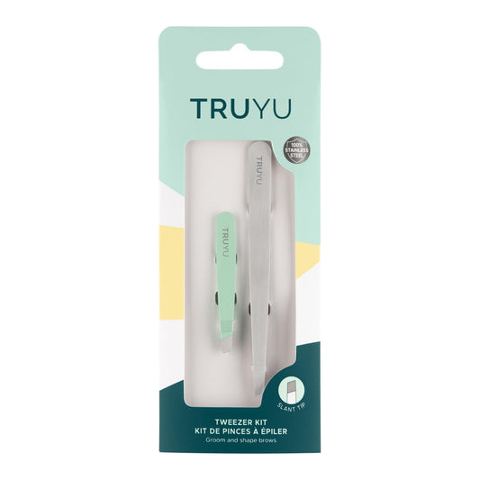 Qvs pinzetta con punta obliqua + mini pinzetta Beauty and Personal Care Truyu