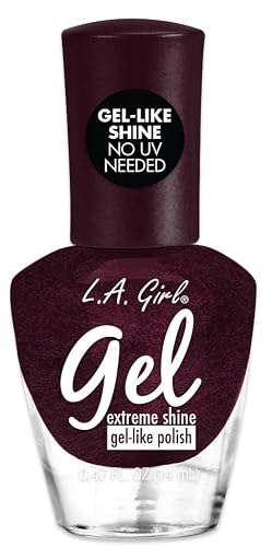 LA Girl, Extreme Shine Gel Cabernet, 0.47 fl oz Beauty & Personal Care L.A. Girl