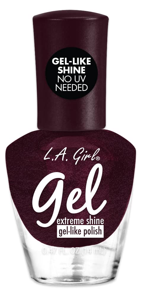 LA Girl, Extreme Shine Gel Cabernet, 0.47 fl oz Beauty & Personal Care L.A. Girl