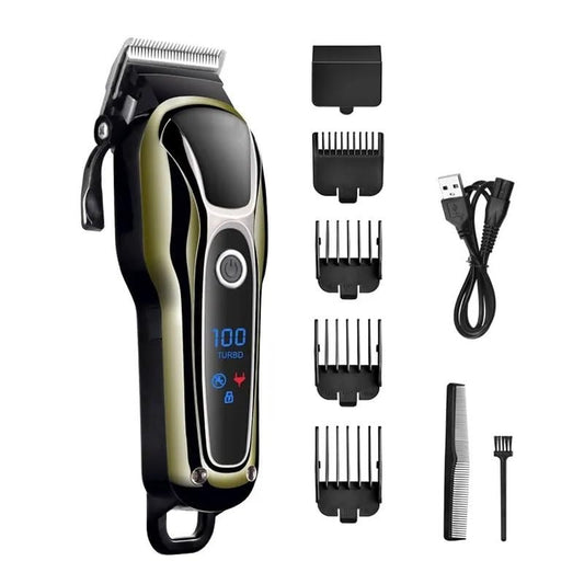 QDKVTNDJZ Hair Clippers for Men, Kit Cordless, Dual Voltage Beard Trimmer for with Rechargeable Battery & Digital Display Beauty and Personal Care QDKVTNDJZ