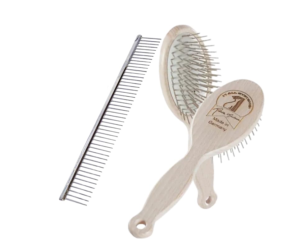 #1 All Systems Poodle Grooming Package, Shampoo, Conditioner, Spray, Brush and The Perfect Poodle Comb