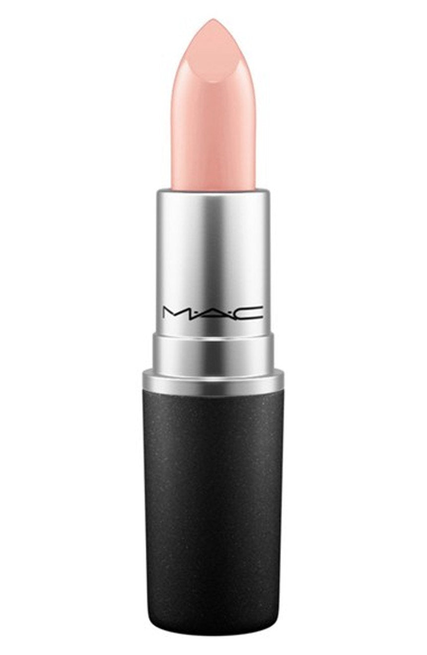 MAC Lipstick # CREME D’ NUDE - Pale muted peach beige [Cremesheen]