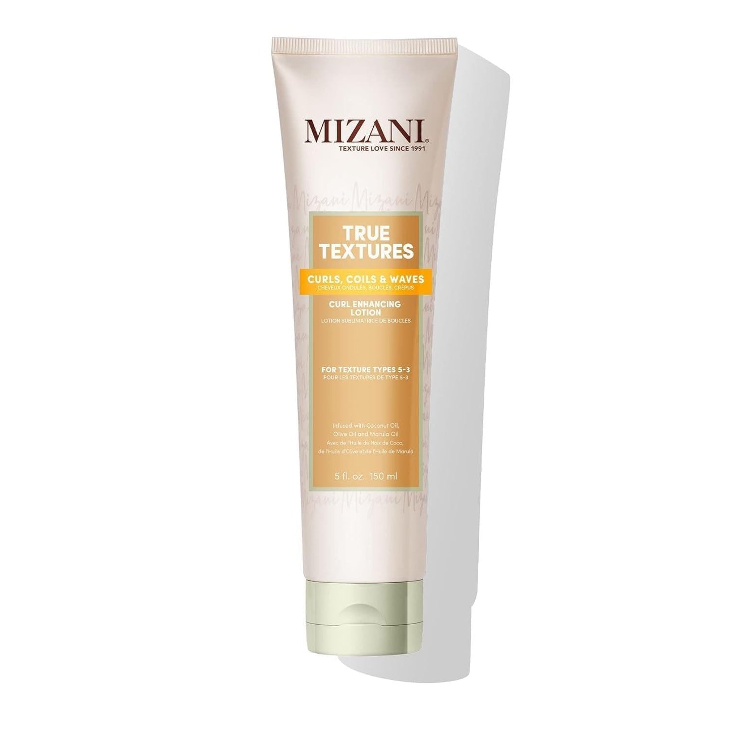Mizani True Textures Curl Enhancing Lotion - Leave In Curl Cream for Curly Hair with Coconut Oil & Olive Oil, Frizz Control, Adds Hair Shine, No