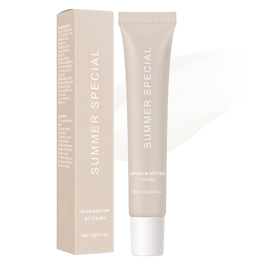 Summer Special Lip Butter Nourishing Hydration Lip Gloss with Shea Butter & Olive Oil Soothes Dry Lips and Lip Care Lip Balm with Natural Tint & Gloss Beauty and Personal Care Eudivine