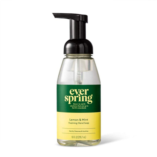 Lemon & Mint Foaming Hand Soap - 10 fl oz - Everspring Beauty & Personal Care Everspring