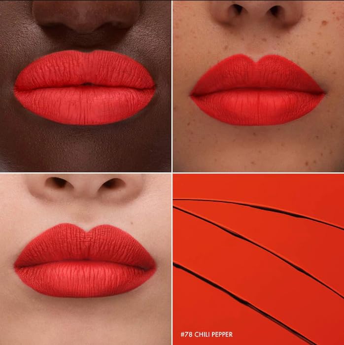 SEPHORA Collection Cream Lip Stain - 78 Chili Pepper (matte red orange) 0.16 oz. / 5 mL
