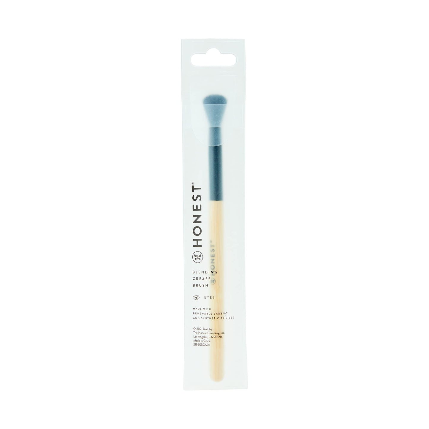 Honest Beauty Blending Crease Eyeshadow Brush | Renewable Bamboo, Synthetic Bristles, Tapered | Cruelty Free
