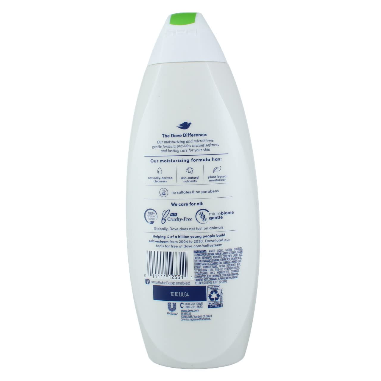 Dove Body Wash 22oz Go Fresh Cucumber & Green Tea (3 Pack)