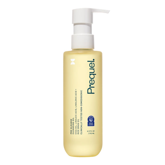 Prequel Skin Pre-Gleanse Oil Cleanser for Face. Double Cleansing Oil Skincare for Women with Cica and more. Non-Comedogenic Makeup Remover. Unscented Beauty & Personal Care Prequel